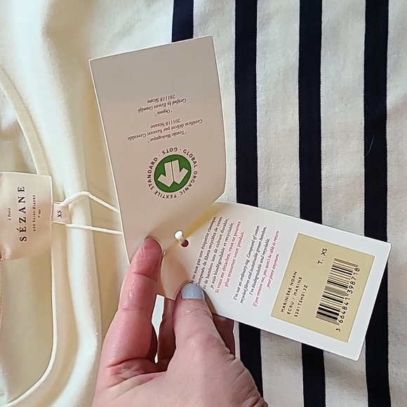 🌸Host Pick🌸 Sezane Noan Stripe Top with Side Buttons - Picture 10 of 13